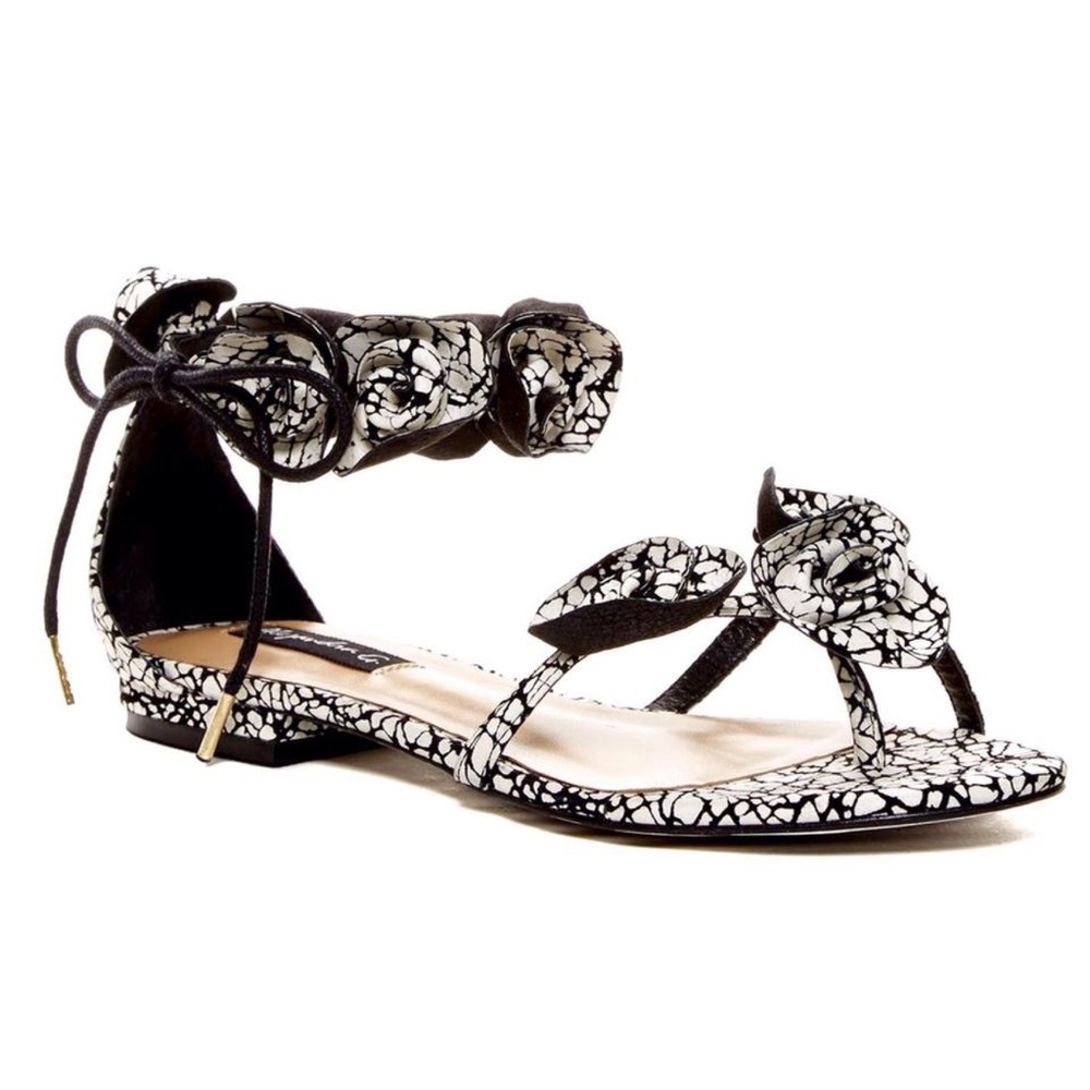 Alejandra G. Unique Flower Sandal